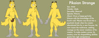 Pikaian Ref! by MajorLionhunk - yellow, fox, kitsune, male, reference sheet, anthro, furry, ref, vulpine, ref sheet, reference, mammal, anthropomorphic, pikaian strange