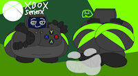 Anthro Series X Reference Sheet by yaGluttonousOverlard - female, fat, fatfur, fat fur, fat furs, fatty, fatass, xbox, fatfurs, fat furry, female/solo, fat ass, female solo, fat belly, fatfurry, fatbelly, fatbellygirl