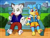 Chilling in the park by DavidBest1996