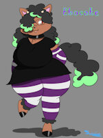 Ebocake Fusion by s0urcec0de - fennec, sheep, bbw, busty, female/female, fusion