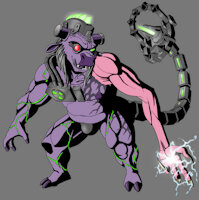 The Master by Bull - male, bull, cow, sci-fi, warcraft, tauren, minotaur, zombie, cyborg, frankenstein, warhammer, augmentations