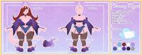 Dreamy Hyper Ref Sheet by DreamyHyperPreg - female, tail, character sheet, unicorn, big breasts, my little pony, mlp, big butt, female/solo, ponysona, unicorn pony, sexy clothes