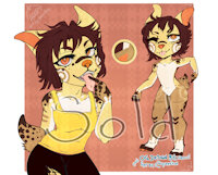 #002 - Bratty Boy Mini Ref Sheet by querrieoh - male, reference sheet, twink, canine, anthro, chibi, furry, ref sheet, adopt, character design, spotted dog