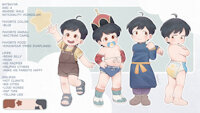 Meet Batbayar! (Ref sheet) by Batbayar - diaper, cute, boy, male, reference sheet, adorable, diapers, overalls, baby, human, toddler, pacifier, cuteness