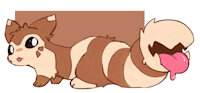 Noodle Arman (Comm'd) by TrainsCZ - male, vore, furret, f-list, commissioned, tailmaw, pokemon oc