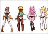 Character Auction 1 by Yukidrawsthethings - dog, cute, female, bear, sexy, unicorn, copics, moth, character auction