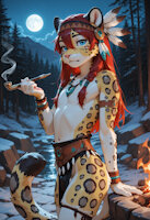 Chief Rowan: Smoking the Good Stuff by TadashiFox