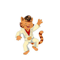 Teen Sauri by grouzabitt - cat, male, dancing, teenager, catboy, elvis