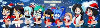 Merry X-Mas 2025 by kamiraexe - oc, fancharacters, sonicfc, originalcharacters, orikeros