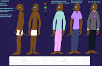 Character reference- Tom Moreno by ZephyrWolffox - male, dachshund, bio, backstory, character profile