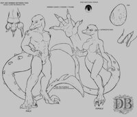 Mosadrex - open species by TITANUS87 - female, male, tribal, reptile, roleplay, original species, character design, worldbuilding, expressive, fantasy race, anthro reptile, open species, anatomy reference, fantasy creature, mosasaur, creature design, semi aquatic, aquatic reptile, mosadrex, non mammal, reptilian anatomy, tail language, ear expressions, semi aquatic species, creature reference, open species myo, free species, tribal culture, stone molding