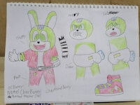 Charbunny the bunny by euonedragonboyred - diaper, bunny, male, baby, sonic, sonic oc