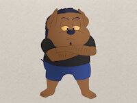 Bal&oacute;n (Character) by DogWithTheDPupils - dog, male, man, character sheet, anthro, character, scraps, chamuco, character descriptions