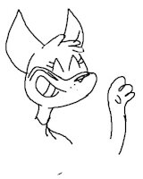 sketch of a 'deer by jansnotsure - female, deer, gazelle, diapercare, unconfirmed specie, finkle lore, pamp err deer, implied diapers?, finklecare