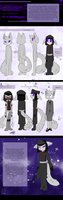 Noticeable Subterfuge - Full Ref by ArenSari - tail, clothes, fluffy, arctic, ref, genderless, uniforms, business, qwuedeviv, byaal rhek'duuin, noticeable subterfuge