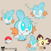 Rafi The Mudkip by RAFLIXComicS - cute, pokemon, kawaii, chibi, baby, cuteness, mudkip, pichu, male/male, pokemon mystery dungeon, pokemon oc, baby pokemon, pokemonfanart, pokemon fanart, kawaiiadorable, pastel color
