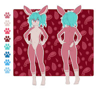 Meet&nbsp;&nbsp;Berri! by SamueltheFox - bunny, male, reference sheet, smol