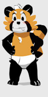 Rail the Red Panda by RailRedPanda - babyfur, red panda, male, spanking, character, oc, sona