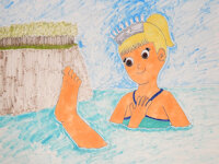 Humanized Mermaid #15 by MrRoseLizard