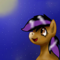 Moonlight by nightstarbloom - female, pony, my little pony, original character, pegasus pony