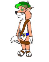 Alien fox 7 by 1EasterBunny - male, fiction, foxes, fan