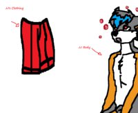 JJ the wolf charcter sheet (updated) by jj23 - nude, wolf, male, cock, the, sonic fan character, jj