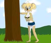 A Wonderful Day Outside by FelouseFarnayne - girl, woman, female, marsupial, big breasts, big boobs, koala, big tits, chloe, felouse, felouse farnayne