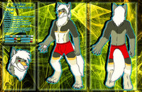 Bradley: The size changing Wolf by nh63879 - wolf, male, underwear, undies, boxers, micro, macro, size, changing, bradley
