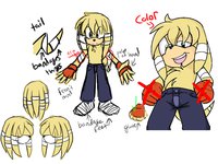 Shea the Echidna Ref by Shea715 - male, gloves, pants, echidna, bandges, shea715