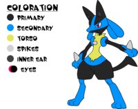 Aurora (Lucario character sheet) by DarkAngel1986 - lucario, female, reference sheet, pokemon, character sheet, shiny, shadow, ref, ref sheet, reference, character design