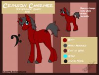 Crimson Charmer Reference Sheet 2013 by Yumiryn - male, pony, sheet, unicorn, reference, my little pony, mlp, my little pony friendship is magic, friendship is magic, mlp:fim, unicorn pony