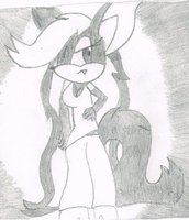 Luna Wolf Sketch by KHheartless2012 - female, wolf