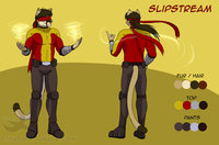 [Comm] Slipstream refsheet by EthanQix - male, panther, ref, superhero, hero, refsheet, slipstream