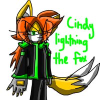Cindy Lightning The Fox  by KuraBalqis34 - lightning, cindy