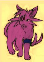 Espeo Phoenix by EspeoPhoenix - male, fluffy, espeon, purple fur, accessories