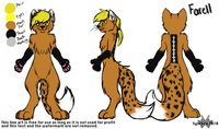 My first real ref sheet :D by MasterFarell - fox, cat, male, furry, sheet, ref, coax