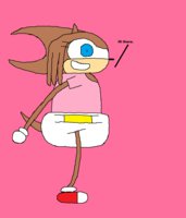 Gabby the HedgeChidna by Prentis65 - babyfur, diaper, female, sonic, lilfur, hedgechidna