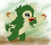 Welcome Gust! by Eraquis - experiment, male, bird, alien, oc, original character, lilo and stitch, gust