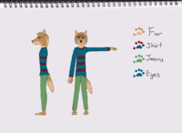 Kristopher Dorian Ref by LykaanDorianWylder - cub, wolf, male, canis rufus, dorian, kd, lykaan, wylder, lykaan dorian wylder, kristopher