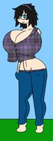 Falesha  by BabyGirlVivian - female, human, big breasts, plade