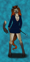 Brenna Cormic - Mini Ref by AnkhsPawAfterDark - female, equine, quarter horsethoroughbred mix