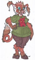 Taty Hog 2014 by DarthKriddles - female, chubby, heavy, pig, bbw, hog, swine, female/solo, suidae, red river hog, darthkriddles, darth kriddles, taty, mizztaty, mizz taty, hogsona