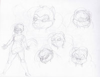 Berret Family by BerretMC - bat, ferret, vixen, ai, berret
