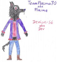 (Old) Plasma von VampireWolf by PlasmaFang70 - wolf, male, mix, hybrid, werewolf, vampire, exotic, lycan, oc, lycanthrope, mixed breed, plasma, vampire wolf