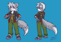 Mahin Nakai by BlueCactus - fox, male/solo