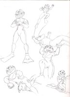 Hero Character: Auriela by LoneWolf23k - female, frog, amphibian, teenagers, superheroes, superheroine