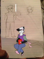 (un named character #6 by kinkykeroro - female, possum