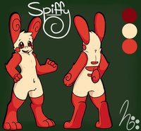 Spiffy the Spinda by HydieHo - bunny, pokemon, anime, spinda, spiffy