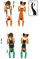 Tigerlily the red fox (My fursona) by BluebellTheVixen - red, fox, female