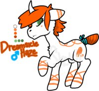 Dreamsicle Haze by SketchyRingtail - male, horse, orange, pony, unicorn, my little pony, mlpfim, dreamsicle